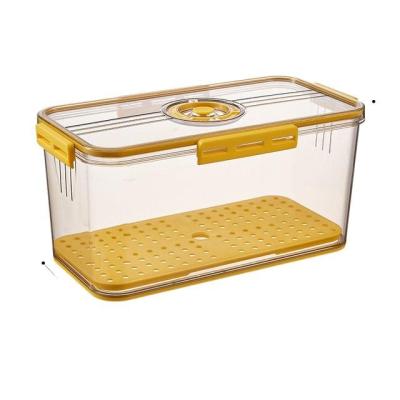 China High Quality Thickened Plastic Transparent Storage Box PET Organizer Special For Kitchen Refrigerator Storage Box for sale