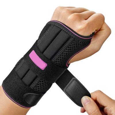 China Breathable Warm On The Amazon Left And Right Adjustable Splint Gym Gloves Elastic Wrist Support for sale