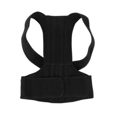 China Antibacterial Adjustable Back Support Strap Suitable For Adults Profesional Postura Inteligente Black Corrector 2022 De Posturas for sale