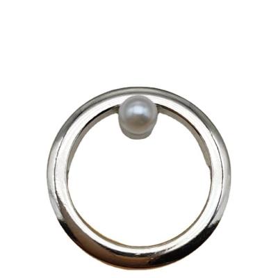 China XUE YI Factory Alloy Pearl Corner Fashionable Button for sale