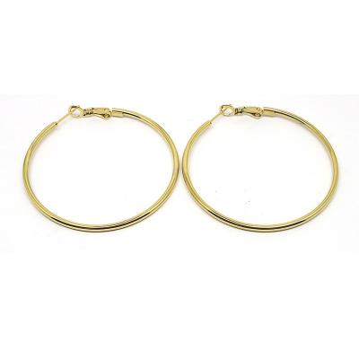 China Stainless Steel TRENDY Earrings Fashion Big Circle Earrings Set Earrings Titanium Steel Women's Jewelry for sale