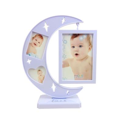 China Plastic Picture Frame 5-Inch New Star Moon Picture Frame Home Decoration Gift Plastic Picture Frame for sale