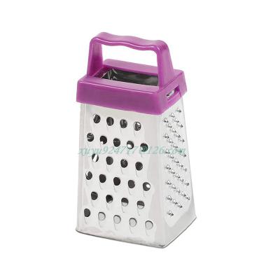 China 2023 Viable Mini Box Grater 4-Sided Stainless Steel Grater Kitchen Cutter For Cheese Ginger Fruits Vegetables for sale