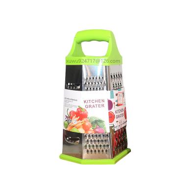 China New Sustainable Multi Function Stainless Steel Potato Cheese Vegetable And Fruit Kitchen Grater for sale