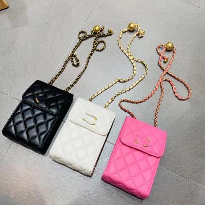 China Anti-fall designer travel kit mini small PU cross - body leather women hand cell phone bags for sale