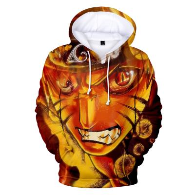 China QUICK DRY ombre fire Ninjas hoodie anime fire Ninjas 3D animation personalities digital printed children's Hoodie adult ombre for sale