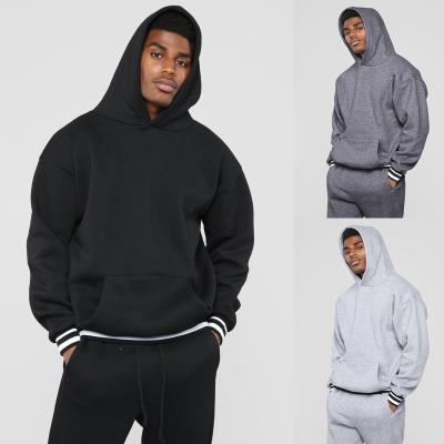 China Outdoor Sports Hooded Sweater Tops Men Anti-pilling Contrast Color Casual Sweater Men for sale