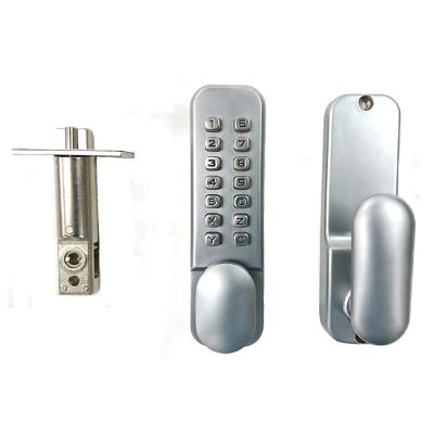 China Interior / exterior door Bulk Order High Security Easy Code Push Button Lock with door handle for sale