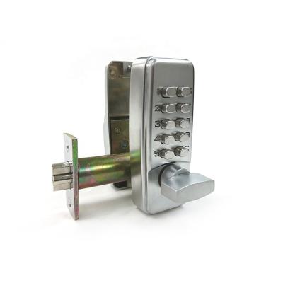 China Interior / exterior door Custom Made High Quality Mechanical Push Button Pin Code Door Lock with Keypad for sale