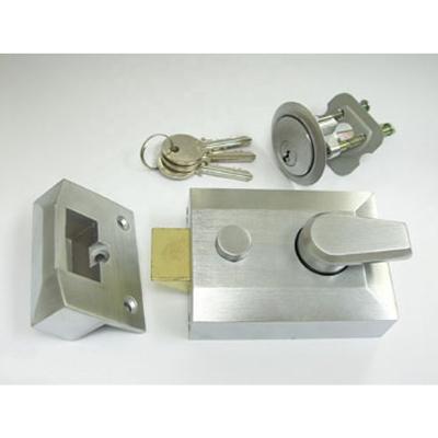 China With Zinc Alloy Latch & Zinc Alloy Rim Cylinder Security Zinc Alloy Rim Deadbolt Latch Rim Lock Night Latch Lock for the interior door for sale