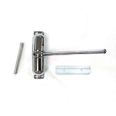 China Modern Zinc Alloy Spring Door Closer Automatic Mounted Door Stops Adjustable Surface Mini Door Closer for sale