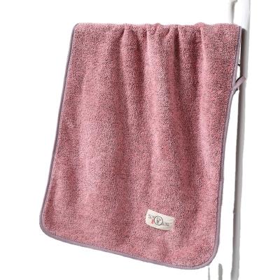 China Kids Safe Bamboo Towel Charcoal Face Towel Gift Soft Absorbent Towel Fiber for sale