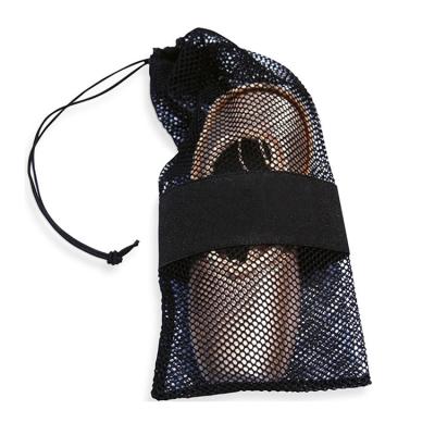 China ES0018 Wholesale Cheap Drawstring Single Nylon Mesh Shoe Bag for sale