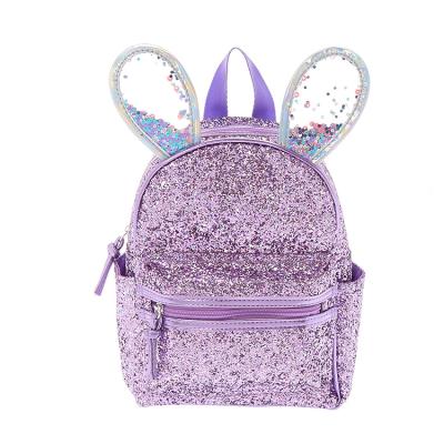 China Kids Mini Backpack Glitter Sequin Bunny Waterproof Backpack ES0030 for sale