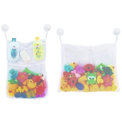 China EO0005 Eadoe Bathroom Toy Storage Bag Mesh Baby Sustainable Hanging Bath Toy Organizer for sale