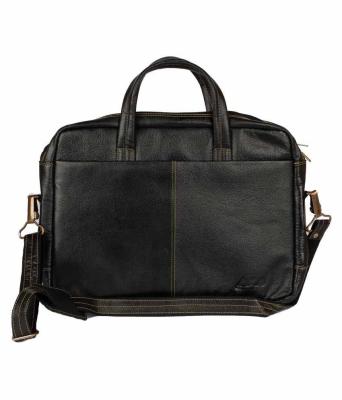 China Fashion EW0215 New Custom Black Leather Laptop Bags PU Office Bag For Men for sale