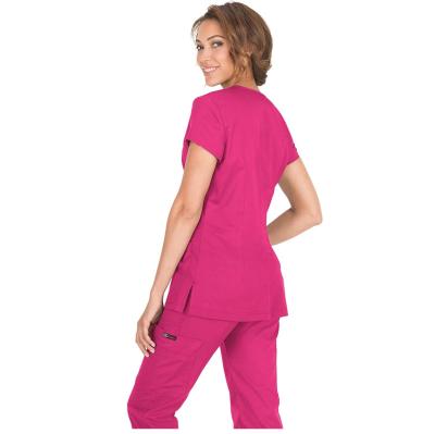 China Breathable Medical Grade Comfortable Stretch Fabric Scrub Jackets Doctor Uniform For Clinic Hospital for sale