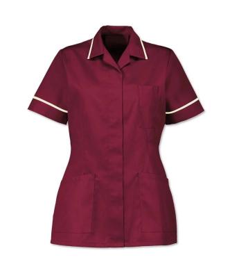 China Wholesale Europe Lebanon Breathable Breathable Custom Short Sleeve Health Care Nurse Tunic Medical Shirt Scrub Top for sale