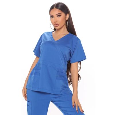 China 2021 New Cheap Eco Friendly Eco Friendly Scrub Uniform Doctor Uniform High Quality Nursing Uniform Scrub for sale