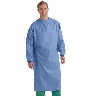 China Reinforced Fluid Resistant Reinforced Reinforced Surgical Gown Reinforced Isolation Fluid Resistant Waterproof Medical Uniform Gown for sale