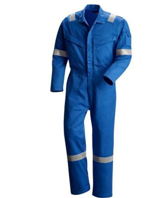 China Breathable Flame Retardant Heavy Duty Offshore Workwear Uniform Visibility Delay Welding Overall Suit for sale