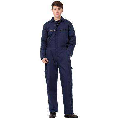 China Navy Blue Aviation Pilot Coverall Multi-Pocket Coverall Eco-Friendly Workwear Eco-Friendly Fire Resistant Anti-Static Clothing for sale