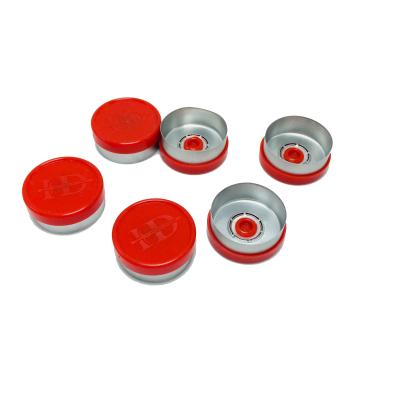 China Free Sample Medical Aluminum Vial Cap 13mm 20mm Plastic Injection Cap 32mm Non Refillable for sale