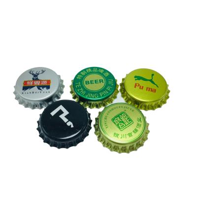 China Non Spill 26mm Cider Bottle Crown Cap Custom Logo Crown Cap For Beer Bottle for sale