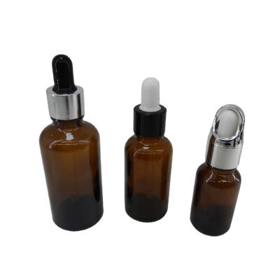 China 10ml 15ml 20ml 30ml 50ml 100ml Cosmetic Customizable Colors Skin Care Dropper Bottle Amber Empty Glass Dropper Bottle for sale