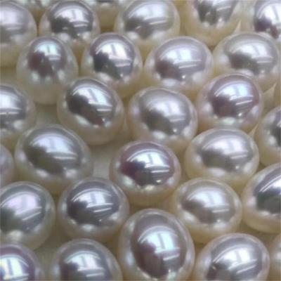 China Jewelry Making High Quality Loose Freshwater Flat Back Beads Gold Edison Flatback Pearl Shell Beads For Jewelry Making Loose Beads for sale