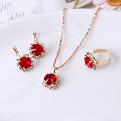 China High Quality Gold Silver Plated Famous Brand Jewelry Sets Women 316 Stainless Steel Jewelry Set Joyas for sale