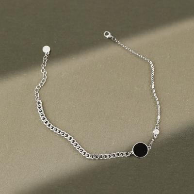 China High Quality Antioxidation Anklets Joias Joyeria Jewelry Making Kit 925 Sterling Silver Anklet VVS Diamond Chain Tornozeleira Anklets for sale