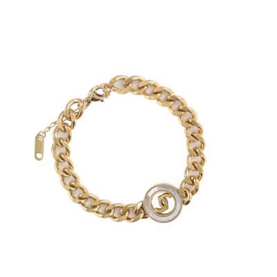 China Latest Antioxidation Design Fashion 12 Zodiac Design Bangle Gold Color Diamond Pendant Charm Bracelet for sale