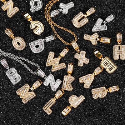 China Wholesale Handmade Custom A-Z 26 Gold Initial Letter Alphabet Diy High Quality Fashion Jewelry Pendant Design for sale