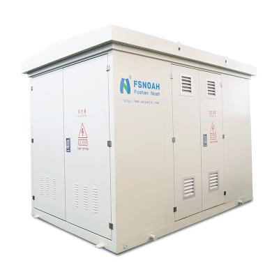 China Industrial Power Supplies Ethiopia EEU ONAN Three Phase With RMU 33/0.4kV 1600kVA Compact Transformer Substation for sale