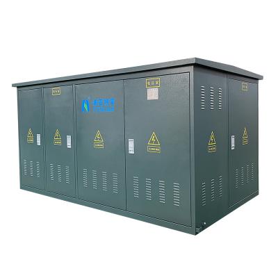 China Three Phase Power Transformer Customized 1mVA 10kV Protection Mounted Mining Substation Plant for sale