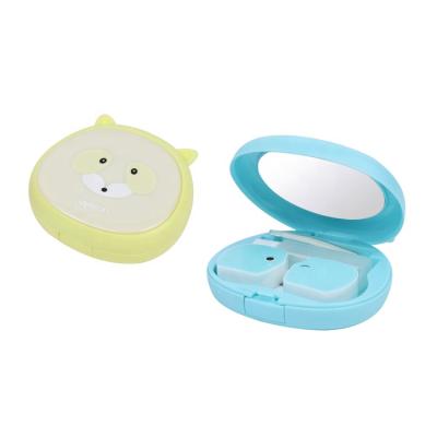 China Contact Lenses Case Cheap Plastic Portable Contact Lens Case Christmas Hard Plastic Contact Lens Cases for sale