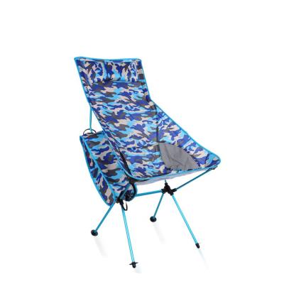 China Fishing Outdoor Foldable Beach Chair High Quality Lightweight Portable Camping Chair Lounger-Back Fishing Chair for sale