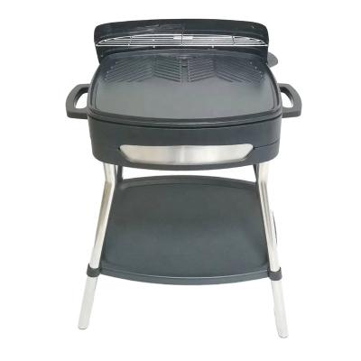 China Easily Assembled Electric Grill Pan with Rack SMOKELESS ELECTRIC GRILL Electric BBQ Grill for sale