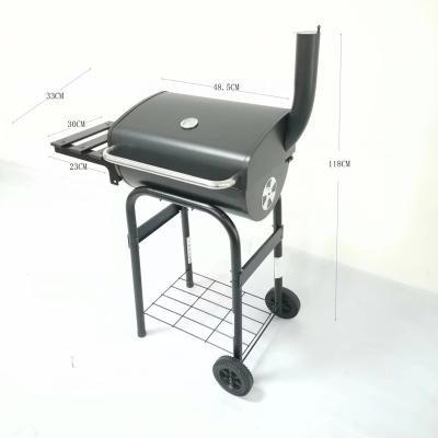 China Low Price Easily Assembled Large BBQ Oven Outdoor Iron Charcoal Barbecue Grills Charcoal BBQ Grill for sale