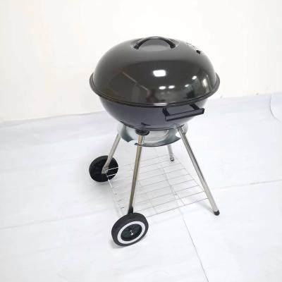 China Quick assembly easily assembled and easy to move barbecue for corten BBQ charcoal grills all black enamel charcoal stove for sale