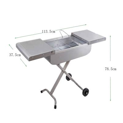 China Easily Assembled BBQ Charcoal Romania Charcoal Stove Smoker Charcoal BBQ Grill Portable BBQ Grill for sale