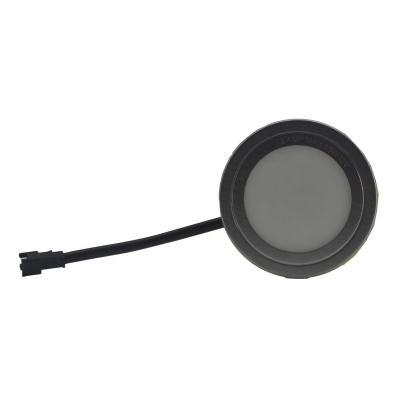 China Household LED Lamp 1.5W 12V Chain Hood Round Lamp Stainless Steel Max Coverage With RoHs Plastic Housing for sale