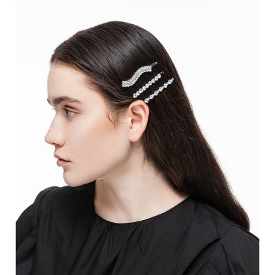 China Accessories South Korea sparkle hair pin, women on the back of the main temperament hair simple hair accessories for sale