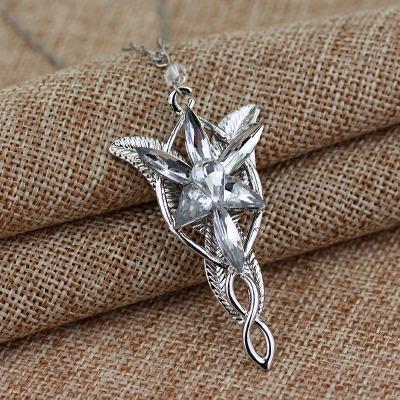 China Restoring Ancient Ways The Lord Of The Rings, The Spirit Of The Twilight Star Necklace Zinc Alloy Necklace for sale