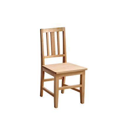 China Factory Wholesale High Quality Beech Solid Wood Solid Wood Dining Chair for sale