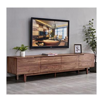 China Nordic solid wood wooden farmhouse for sale simple modern TV cabinet stand for sale