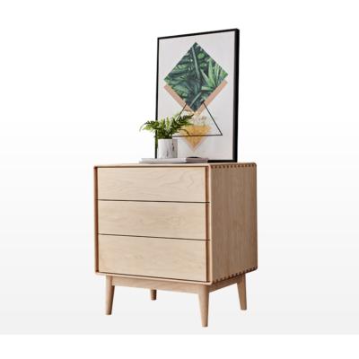 China Modern Firm Structure Solid Wood Three Bucket Cabinet Storage Cabinet Wooden Living Room Furniture Cabinet for sale