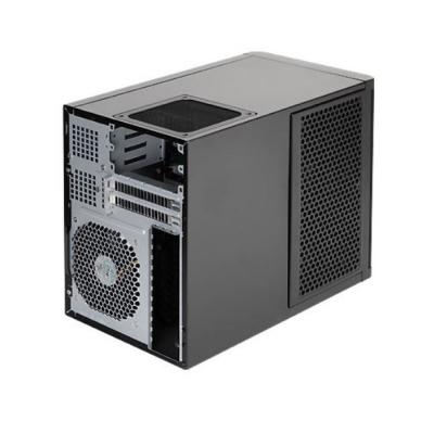 China Stainless Steel Metal Server Nas Case Black Mini-itx Shape Internal Memory Chassis For PC Assembly for sale