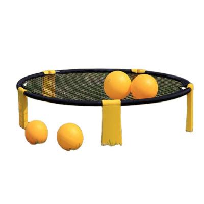 China Soft Toy Spike Game Ball Set Including 4 Balls Carry Bag Net and Pump Entertainment Mini Beach Volleyball Outdoor Sport for sale